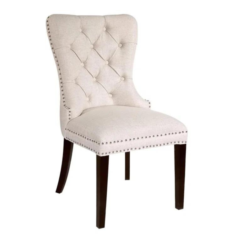 Nielsen Tufted Side Chair in Beige